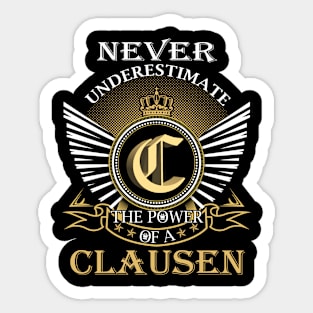 CLAUSEN Sticker